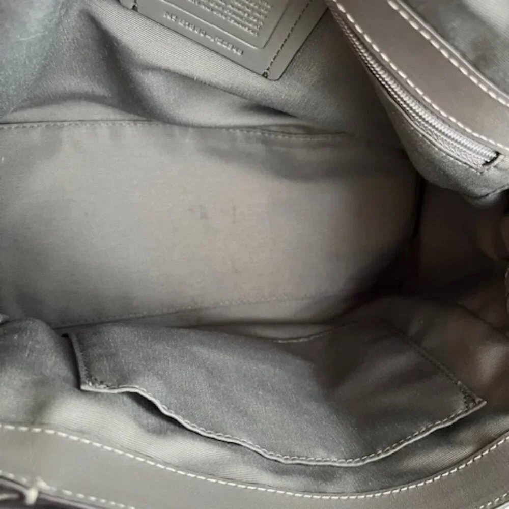 COACH | New York Faye Suede and Gray Leather Crossbody Shoulder Bag-EUC - Picture 12 of 16